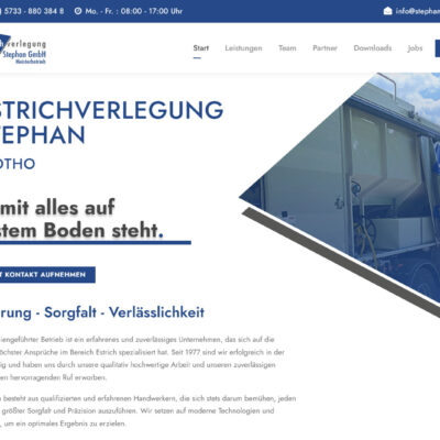 Screenshot Webseite stephan-estrich.de